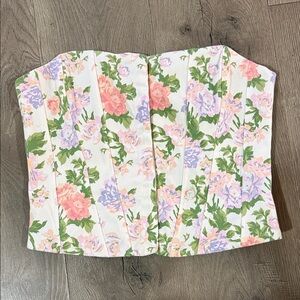 Floral Corset Top